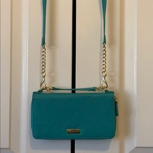 Turquoise Crossbody (converts to wristlet) NWOT